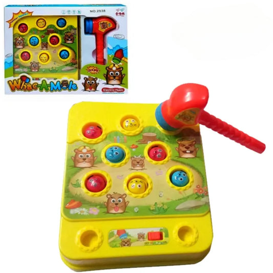 WHAC-A-MOLE Electronic Toy With Hammer Challenge Game