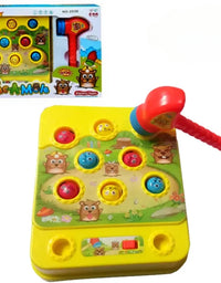 WHAC-A-MOLE Electronic Toy With Hammer Challenge Game
