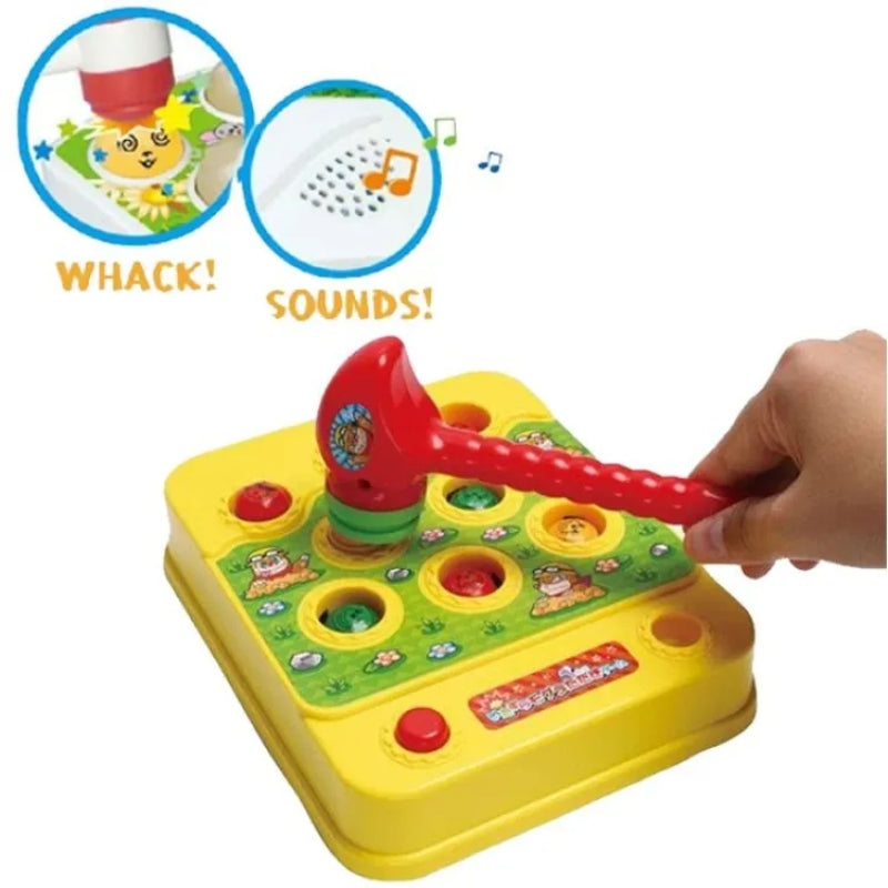 WHAC-A-MOLE Electronic Toy With Hammer Challenge Game