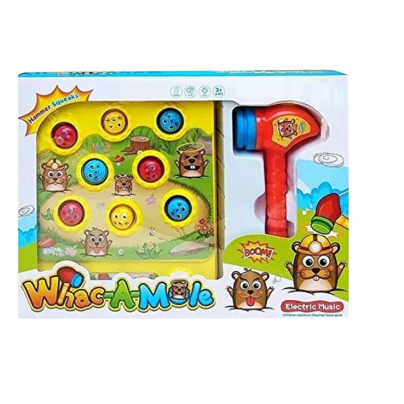 WHAC-A-MOLE Electronic Toy With Hammer Challenge Game