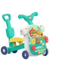 Baby Multifunction Walker 5 Game Panel Sit-To-Stand Walker
