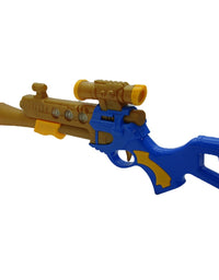 Space Model Musical Gun Toy With Light
