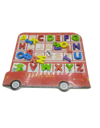 3D Educational  Alphabet Travel Bus Toy
