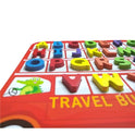 3D Educational  Alphabet Travel Bus Toy