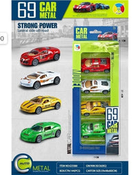 Alloy Diecast Sports Car Model Set
