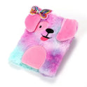 Unicorn Puppy Soft Fluffy Diary