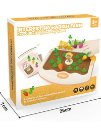 Interesting Radish Farm : Carrot Pulling Memory Game Toy For Kids
