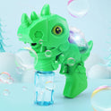 Dinosaur Electric Bubble Gun Toy for Kids