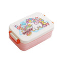 Dual Compartment Spacious Lunch Box With 2 In 1 Spork For Kids