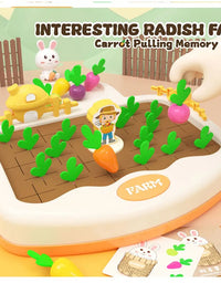 Interesting Radish Farm : Carrot Pulling Memory Game Toy For Kids
