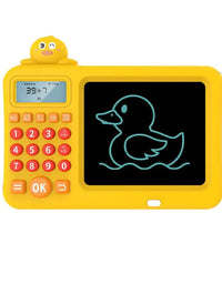 Teddy Bear Multifunctional Drawing Board With Calculator Toy for Kids - Assorted
