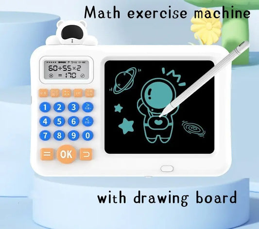 Teddy Bear Multifunctional Drawing Board With Calculator Toy for Kids - Assorted (Deal)