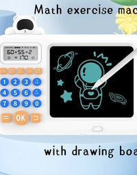 Teddy Bear Multifunctional Drawing Board With Calculator Toy for Kids - Assorted
