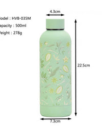 Solid Pastel Colored Printed Metal Water Bottle (HVB-035M)
