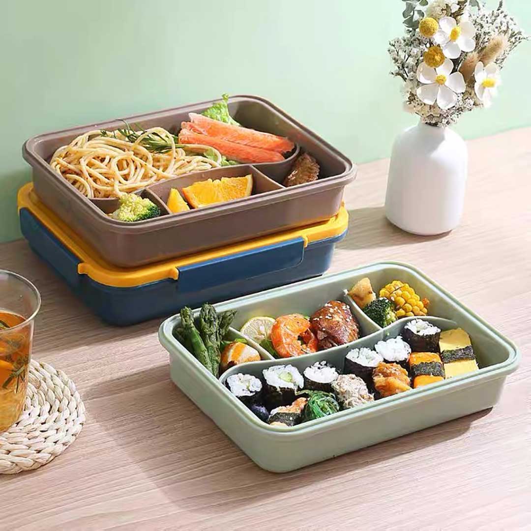 Bento Lunch Box With 4 Compartments For Kids