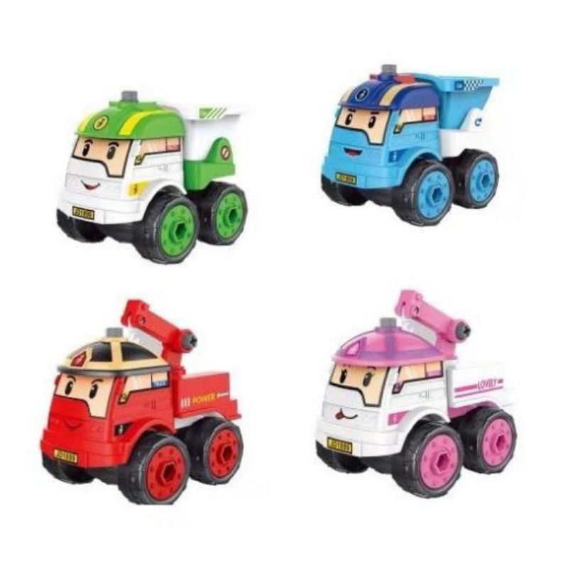 4 In 1 Construction Vehicle Toy