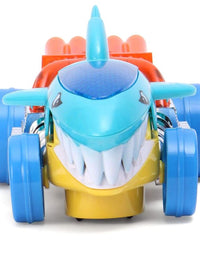 Battery Operated Cartoon Shark Toy With Light And Music
