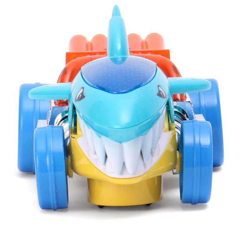Battery Operated Cartoon Shark Toy With Light And Music