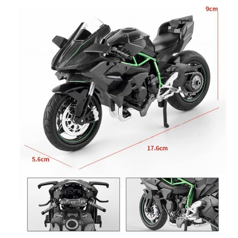 Kawasaki Ninja Diecast Metal Motorcycle Toy