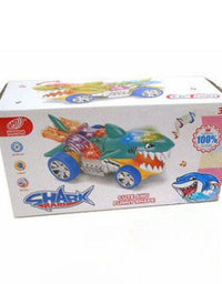 Battery Operated Cartoon Shark Toy With Light And Music
