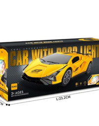 Rotating High Speed Car With Mesmerizing 3D Lights

