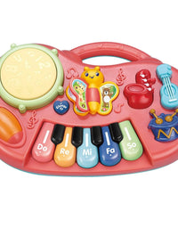 Multifunctional Interactive Musical Keyboard Toy With Light For Kids
