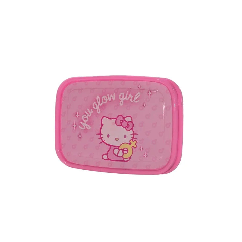 Hello Kitty Pink Lunch Box for Kids Cute Character Design