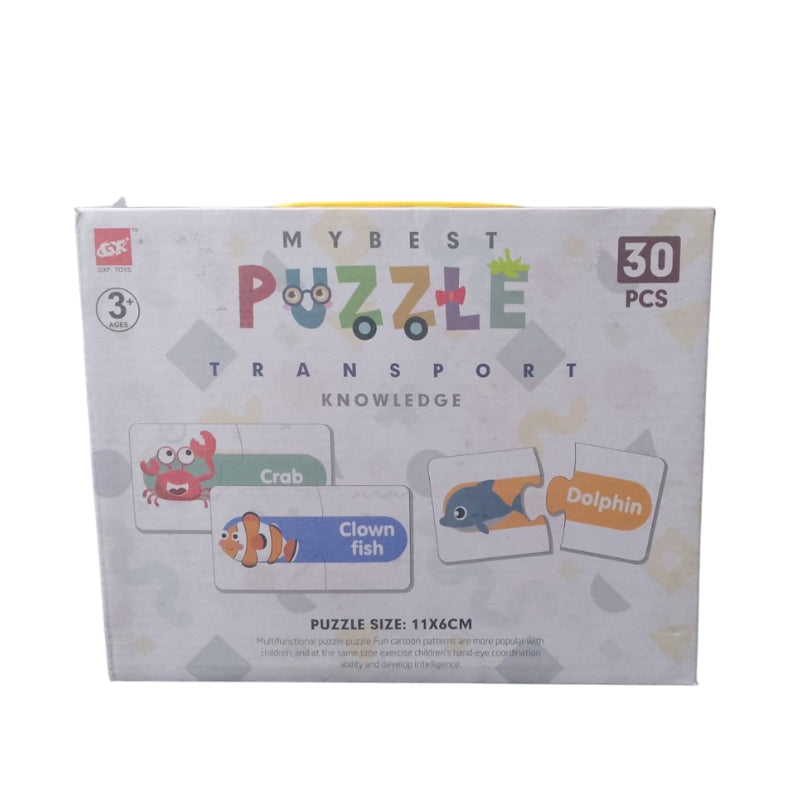 My Best Puzzle Transport Knowledge Game (30 Pcs)
