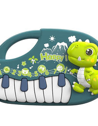 Cute Dino Musical Piano Toy For Kids - Assorted
