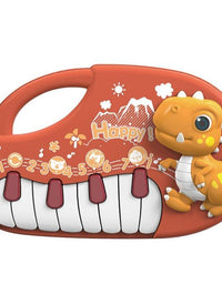 Cute Dino Musical Piano Toy For Kids - Assorted
