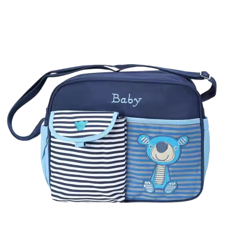 Multicolored Animal Print Maternity Diaper Bag – Stylish & Spacious Baby Nappy Changing Bag for Moms