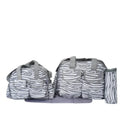 Sunshine 4 Piece Baby Diaper Bag Set  Navy Blue Stripes Stylish  Functional for Moms on the Go