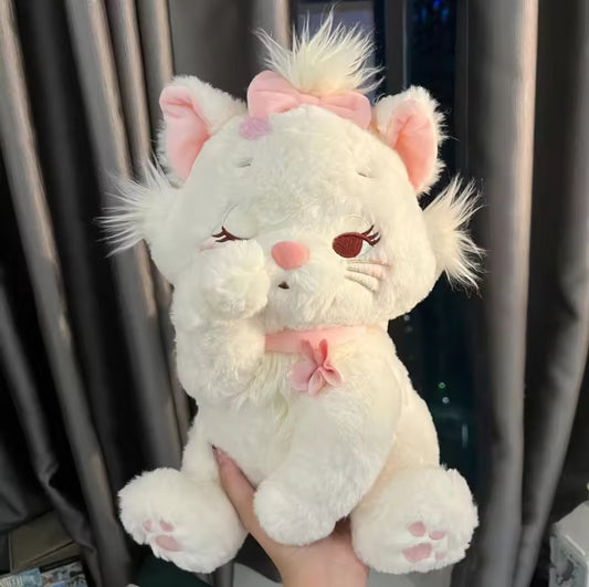 Marie Cat Plushie Soft Elegant Cuddly Stuffed Toy for Kids and Fans