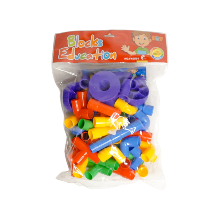 Creative Pipe-Shaped Building Blocks – Endless Construction Fun for Young Builders