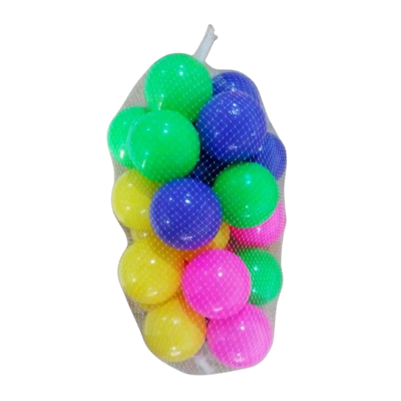 Pack of 50 Soft Plastic Tent Balls – Safe, Colorful, and Fun for Playtime Adventures