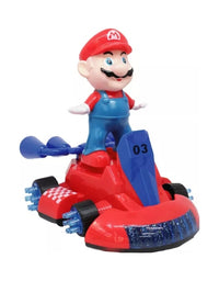 Super Mario F1 Racing Car Toy With 3D Lights
