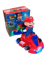 Super Mario F1 Racing Car Toy With 3D Lights
