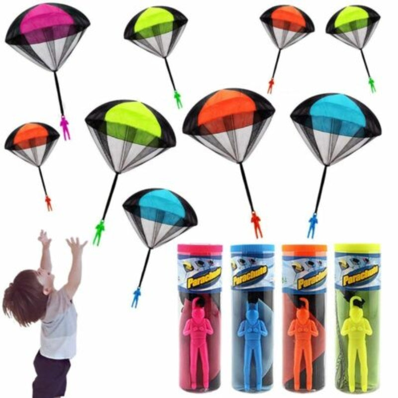 Hand Throw Parachute Man Toy For Kids - 1 Pcs Assorted