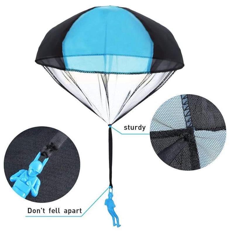 Hand Throw Parachute Man Toy For Kids - 1 Pcs Assorted