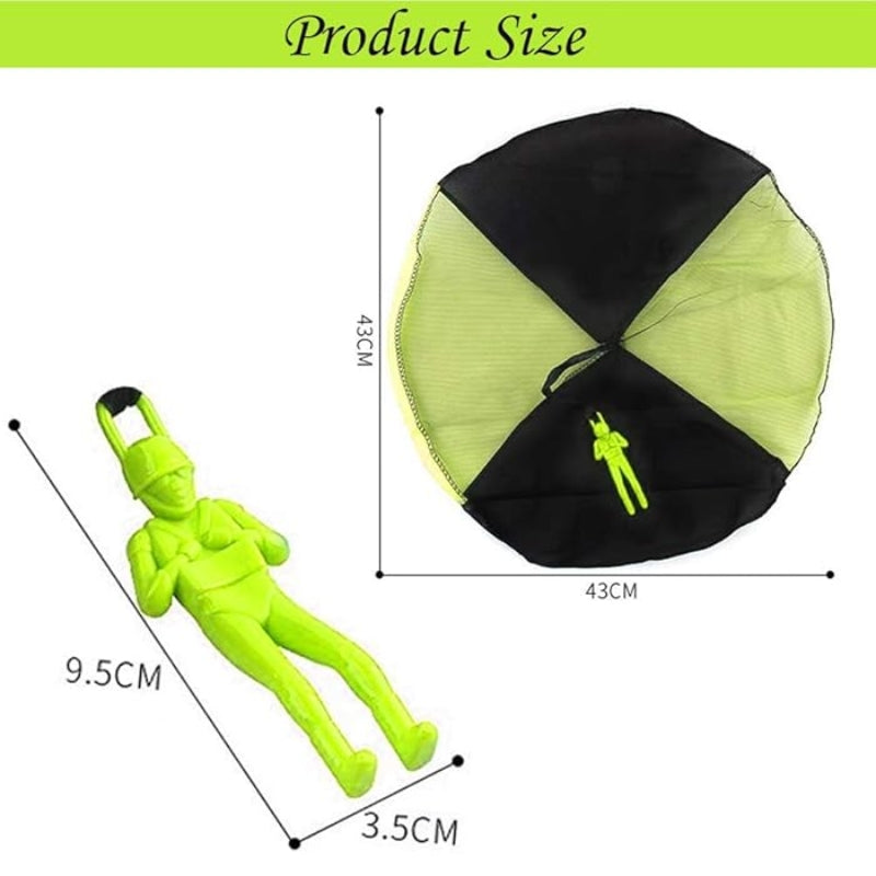 Hand Throw Parachute Man Toy For Kids - 1 Pcs Assorted