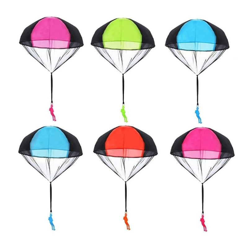 Hand Throw Parachute Man Toy For Kids - 1 Pcs Assorted