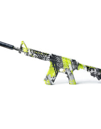 Green Graffiti Themed M416 Gun With 10,000 Gel Balls Toy Set For Kids
