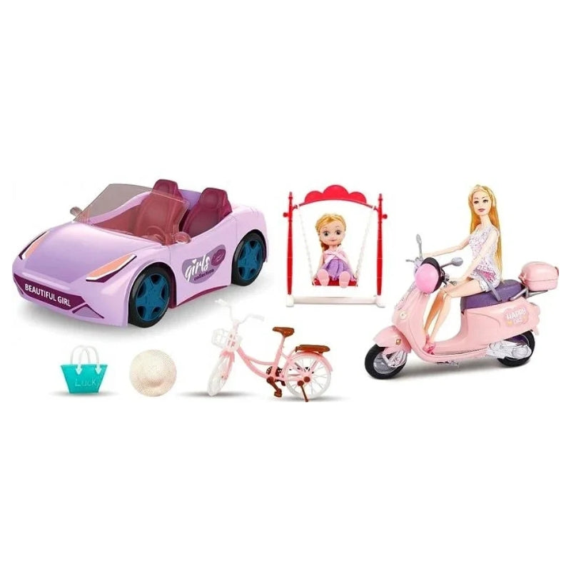 Fashion Doll Transport Playset For Kids