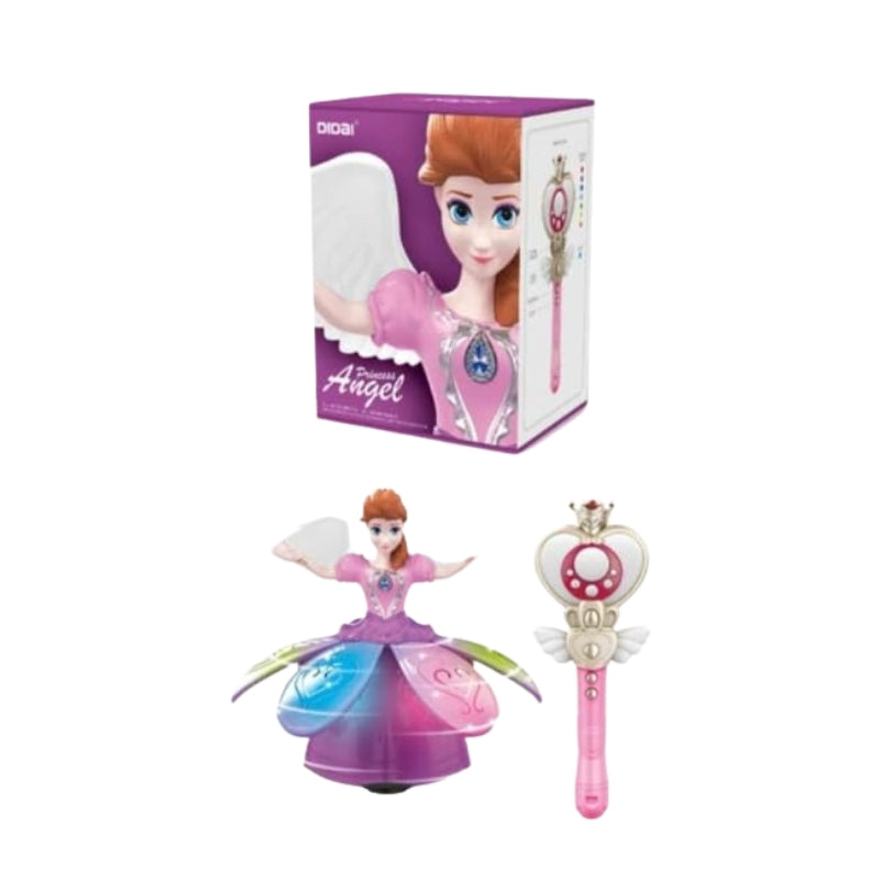 Remote Control Princess Dancing Angel With Light And Music