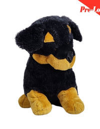 Cute Black Puppy Plush Toy 40x19cm Premium Pre-loved
