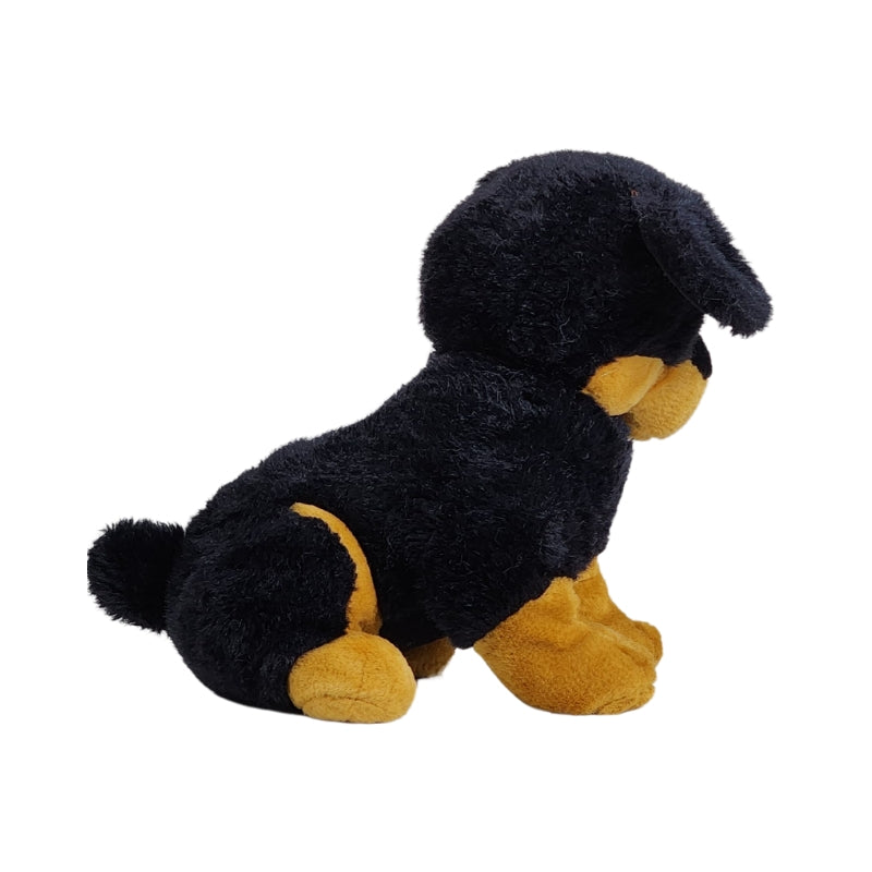 Cute Black Puppy Plush Toy 40x19cm Premium Pre-loved