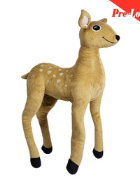 Cute Sotnos Deer Plush Toy 23x22cm Premium Pre-loved
