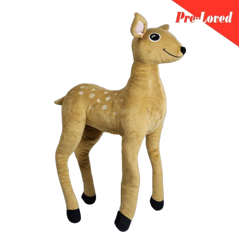 Cute Sotnos Deer Plush Toy 23x22cm Premium Pre-loved