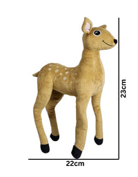 Cute Sotnos Deer Plush Toy 23x22cm Premium Pre-loved
