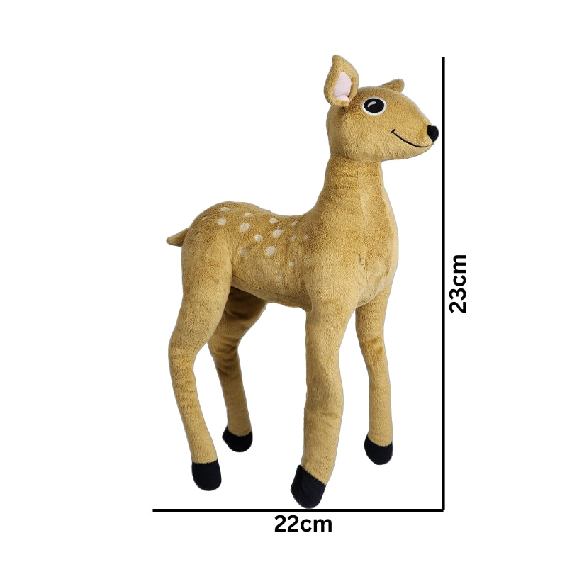 Cute Sotnos Deer Plush Toy 23x22cm Premium Pre-loved